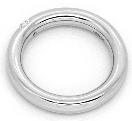 Foto 3 - Brillant-Platin Ring Viertelkaraeter 0,25 Top Wesselton, R1380