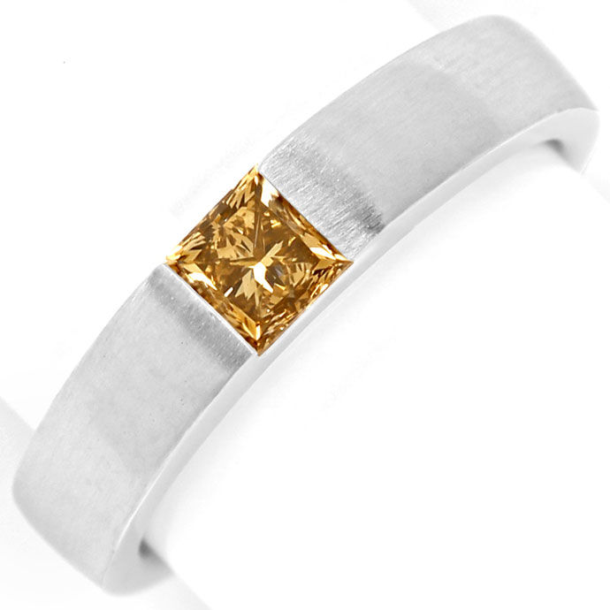 Foto 2 - Diamant-Ring 0,54ct Princess Diamant IGI, 18K Weißgold, R7852