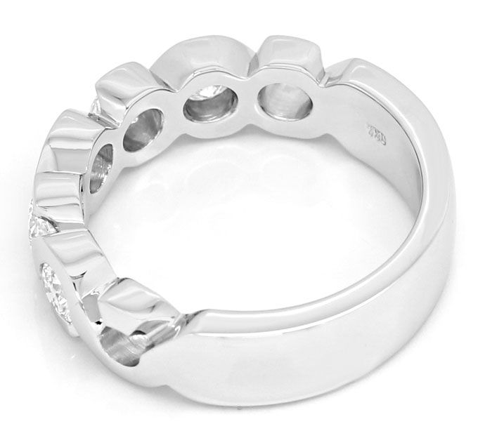 Foto 3 - Halbmemory Allianz Ring mit 0,93ct Brillanten-Weißgold, R9289