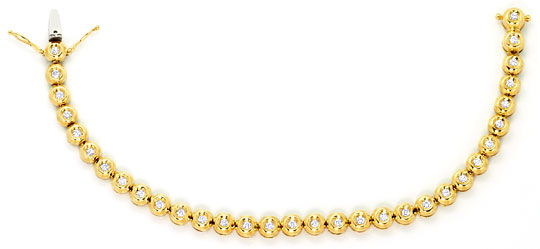 Foto 1 - Brillantenarmband Tennis Armband 1ct Diamanten 14K Gold, S4675